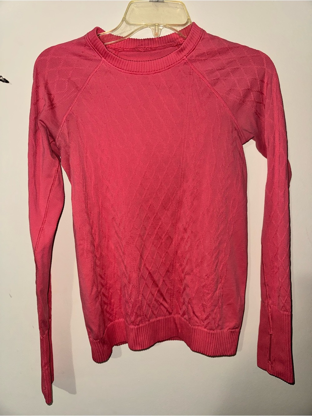Lululemon Long-Sleeve Knit Top - Pink